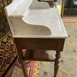 Toilet table - Dressing table Louis Philippe white marble