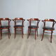 4 fauteuils bistrot vintage