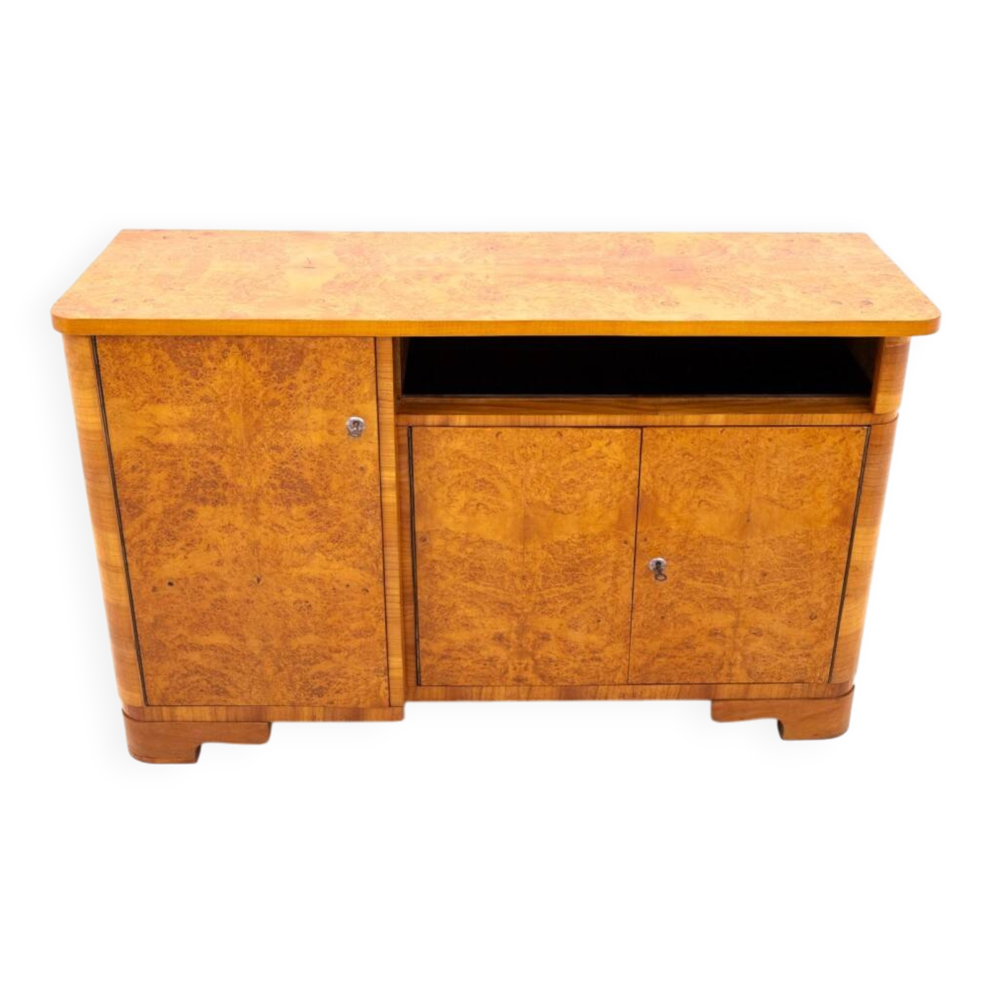 Art Deco chest of drawers from the 1930s/1940s, Poland