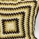 Vintage 70s crochet cushion
