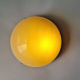 Pair of Midcentury Wall or Ceiling Lamps, Flush Mount, 1950s