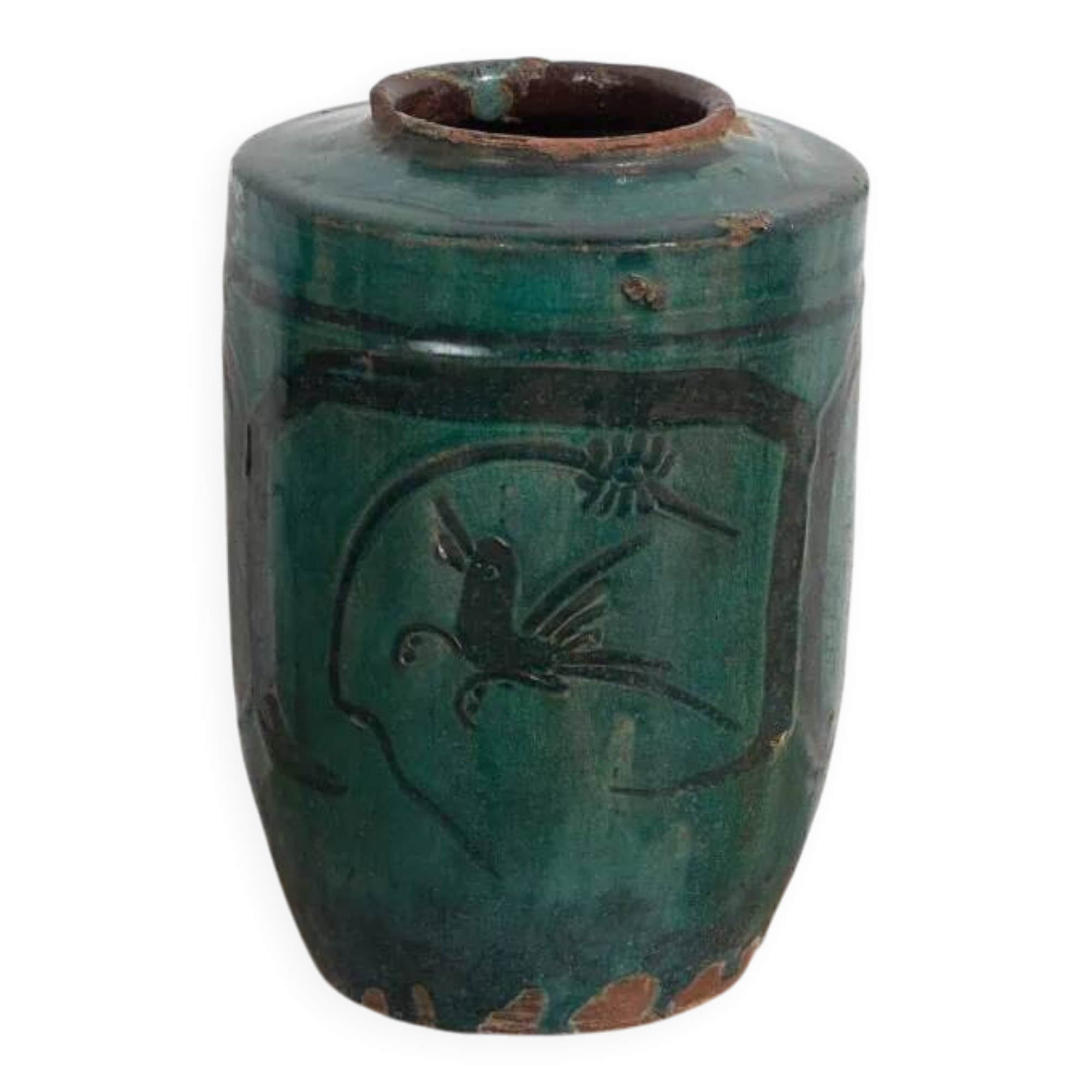 Antique enamelled vase (circa 1820) #36