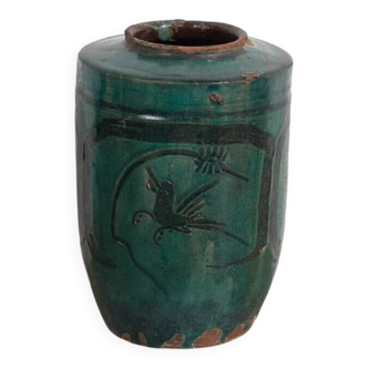 Antique enamelled vase (circa 1820) #36