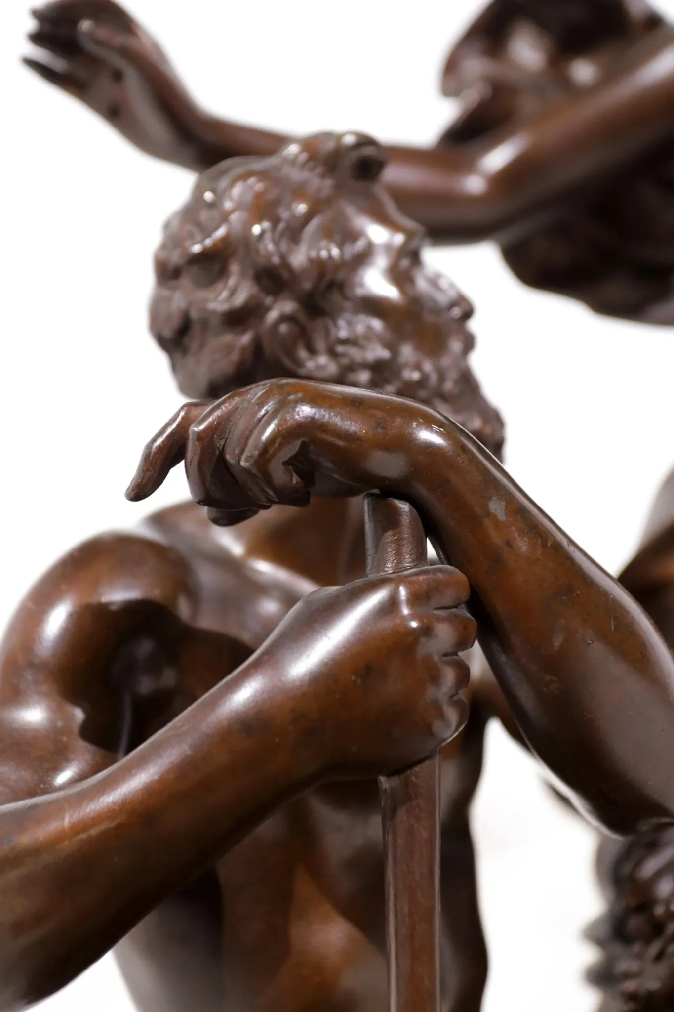 Adrien-Etienne Gaudez (1845-1902) bronze 'La Fortune récompense le travail'