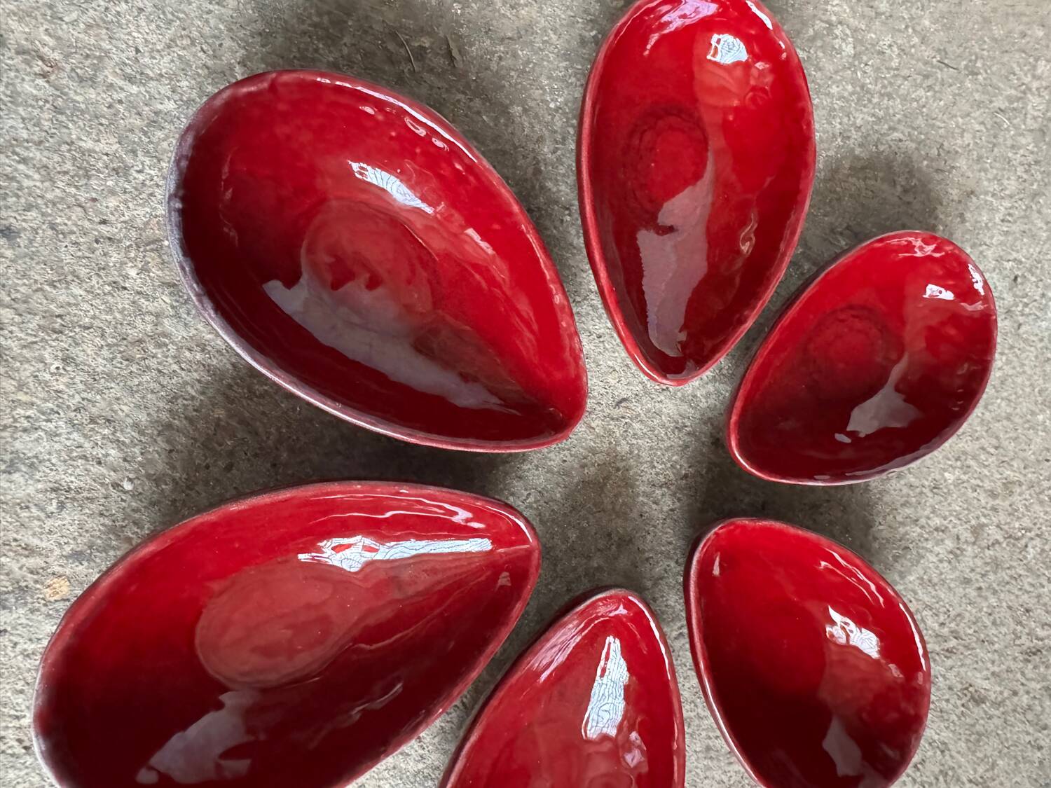 Ramequins en faïence de Charolles, années 70