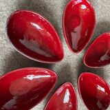 Ramequins en faïence de Charolles, années 70