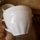 Set of 4 earthenware chocolate cups