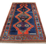 Tapis kazak en laine tissé à la main - 132x250cm