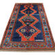Antique caucasian area rug- handwoven wool kazak rug