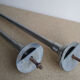 Glass and chrome metal shelf, store display