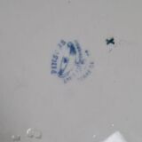 Set of 6 iron earthenware plates