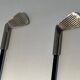 Fire Necessary Golf Model in Black Lacquered Metal and Chrome Golf Clubs