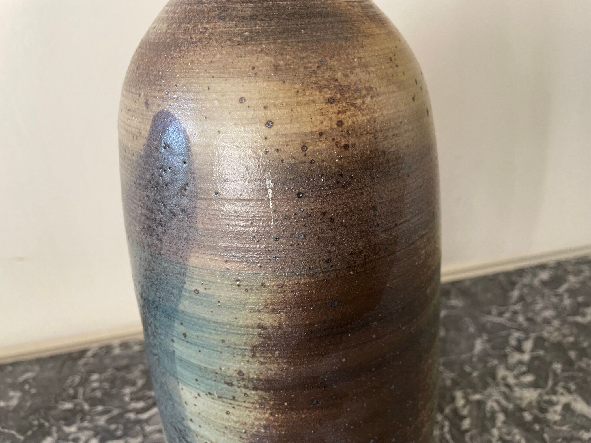 Lampe en grès vernissé