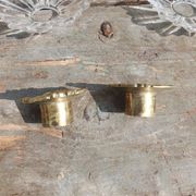 paire bougeoirs bronze