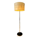 Mid Century Staff Leuchten floor lamp in leather