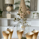 Set of 5 ice cream cups Italy 1960