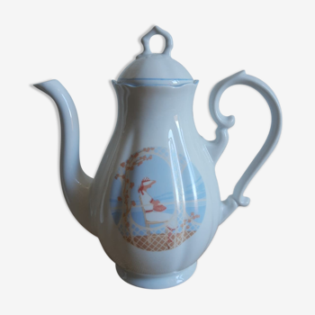 Teapot / porcelain decanter art deco patterns Vintage Pago