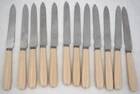 Christofle Atlas, 12 dessert knives, dessert, cheese model bakelite.