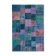 Hand-knotted anatolian 202 cm x 300 cm blue patchwork rug