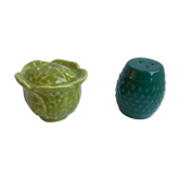 Duo of salt shaker and pepper maker in slurry cabbage 50s