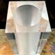 Plexiglas vase, 1970s