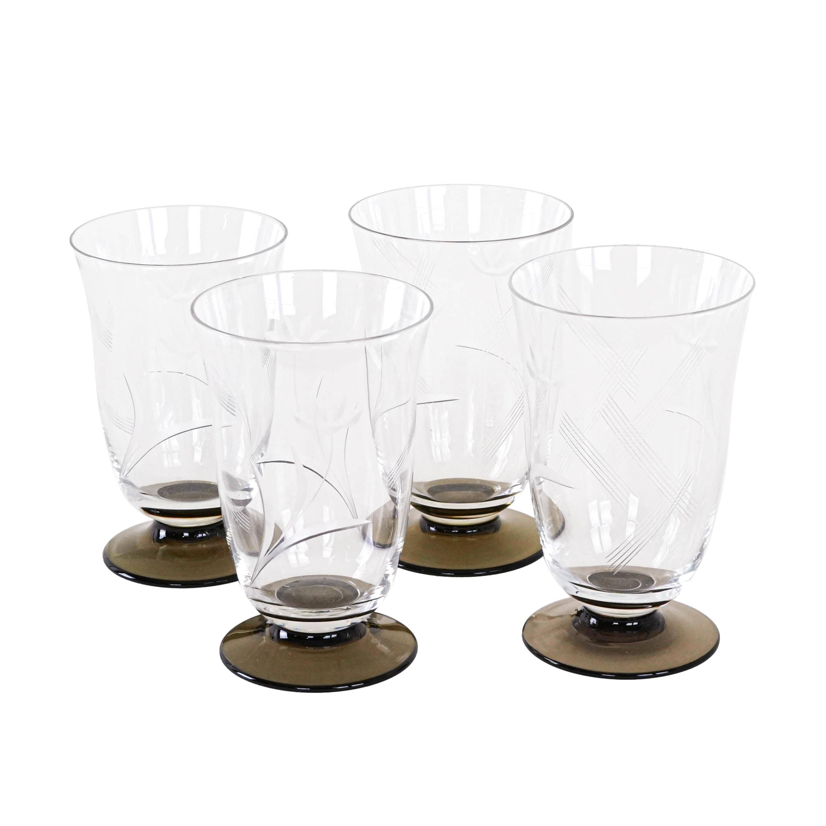 Set of four glasses, Danish design, 1970s, manufactured in Denmark