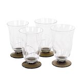 Set of four glasses, Danish design, 1970s, manufactured in Denmark