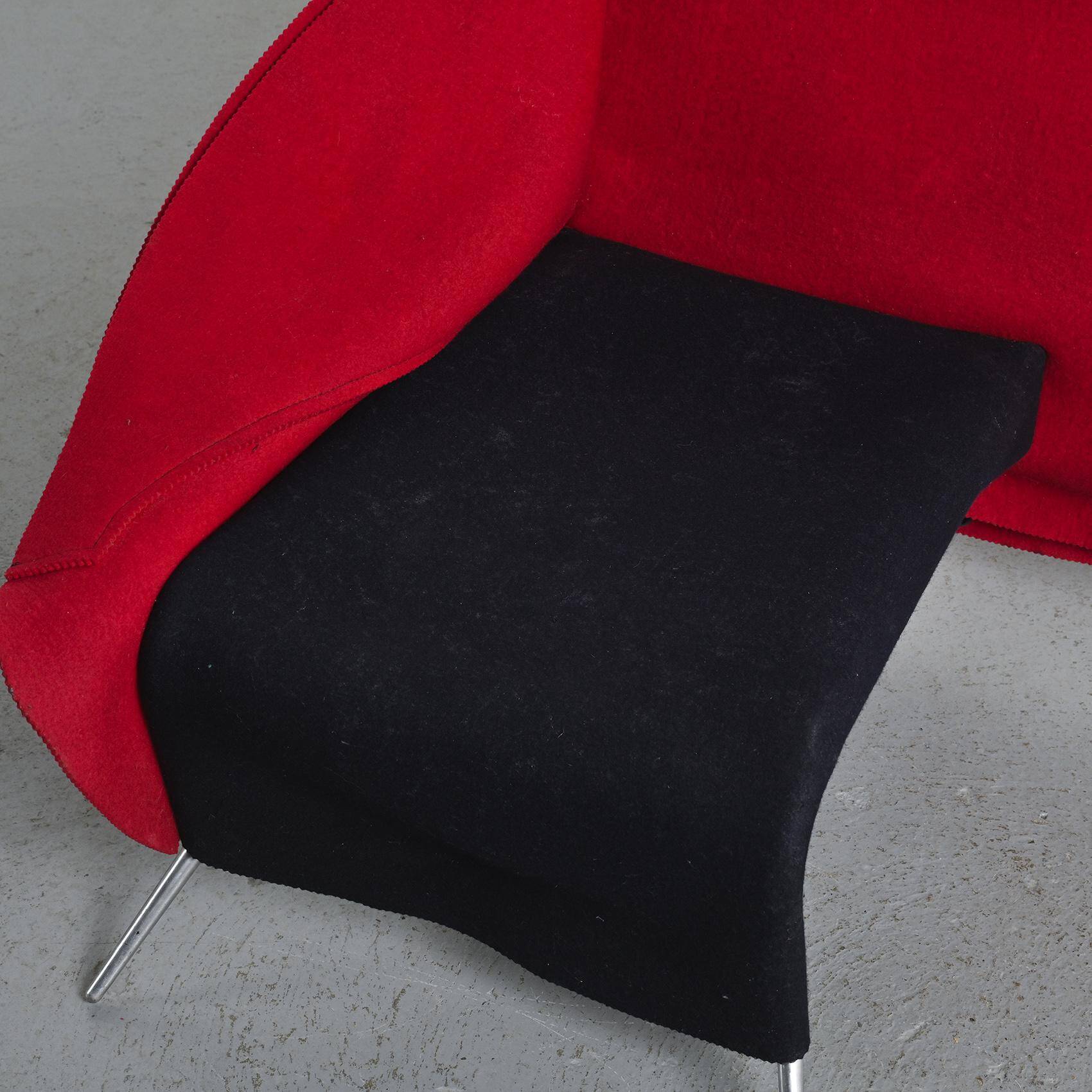 Filzka chaise longue by Borek Sipek for Scarabas, Netherlands, circa 1990