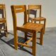 4 designer chairs attributed to André Sornay from the 60s