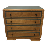 Solid oak chest of drawers
