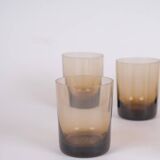 70s water glasses x6