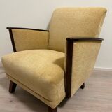 German Art Deco Lounge Chair, 1960s
