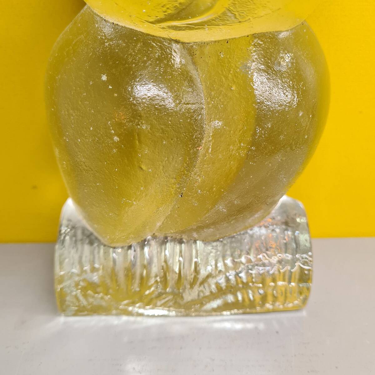 Klaus Breit Wiesenthalhütte Glass Owl, 1970s