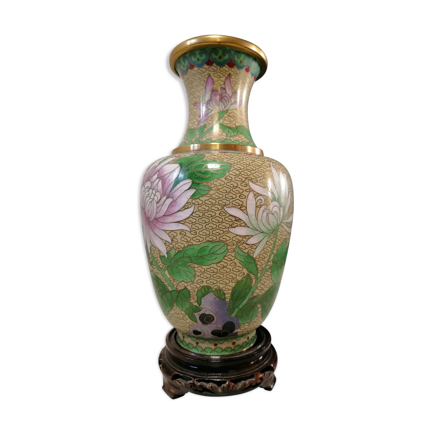 Vase cloisonné