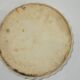 Magnificent fruit tart dish in slip signed "What's Vincent Cadeaux