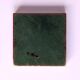 ​Italian ashtray in green and red onyx - 15 cm x 15 cm