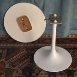 Side table tulip foot metal top melaminated 1960