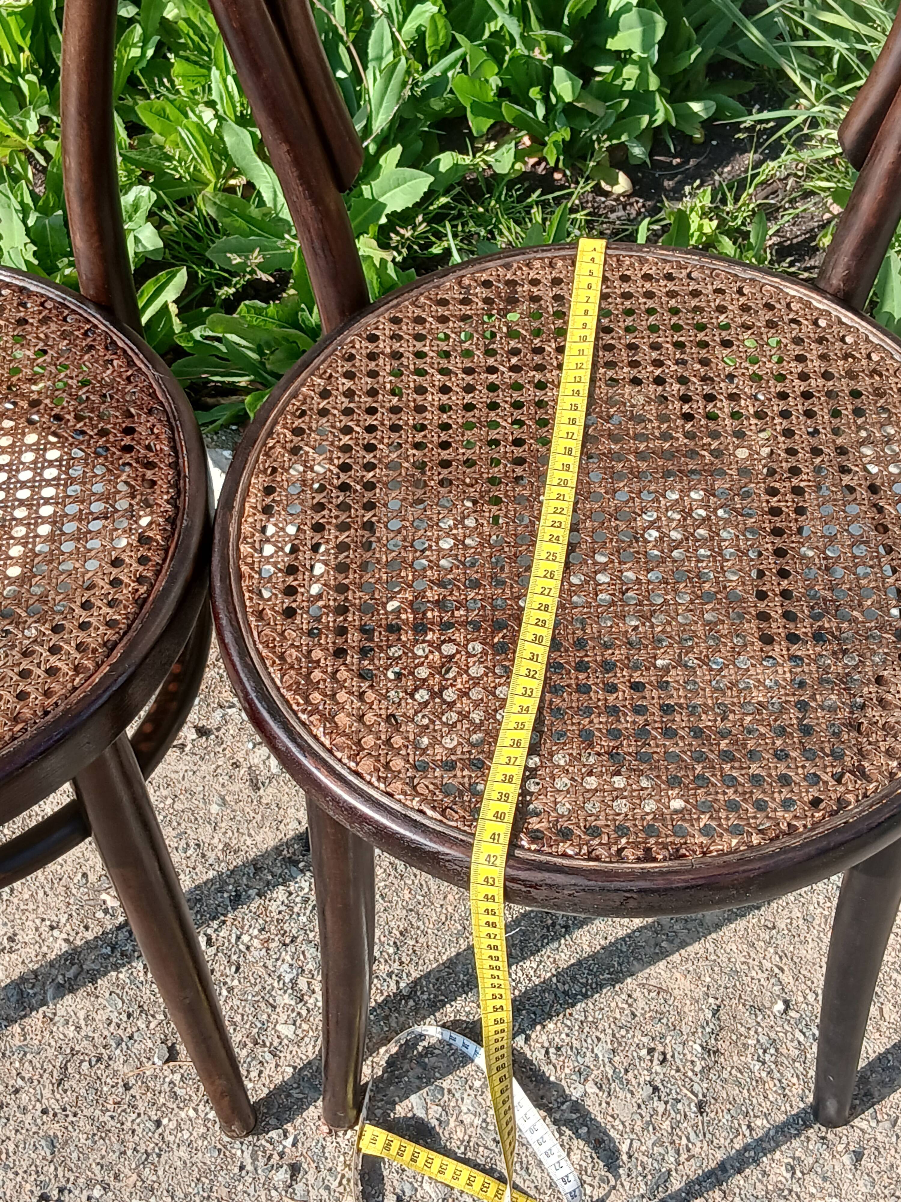 Paire de chaises de bistrot thonet