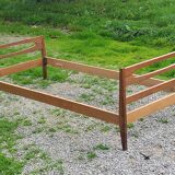 Vintage 50s oak daybed