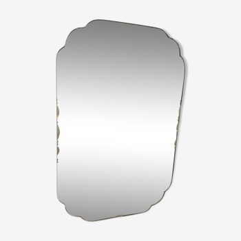 Bevelled mirror from the 30's - 39x60cm