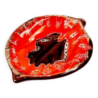 Mid Century Modern Glazed Ceramic Bowl/Catchall from Vallauris, France, 1960s/1970s