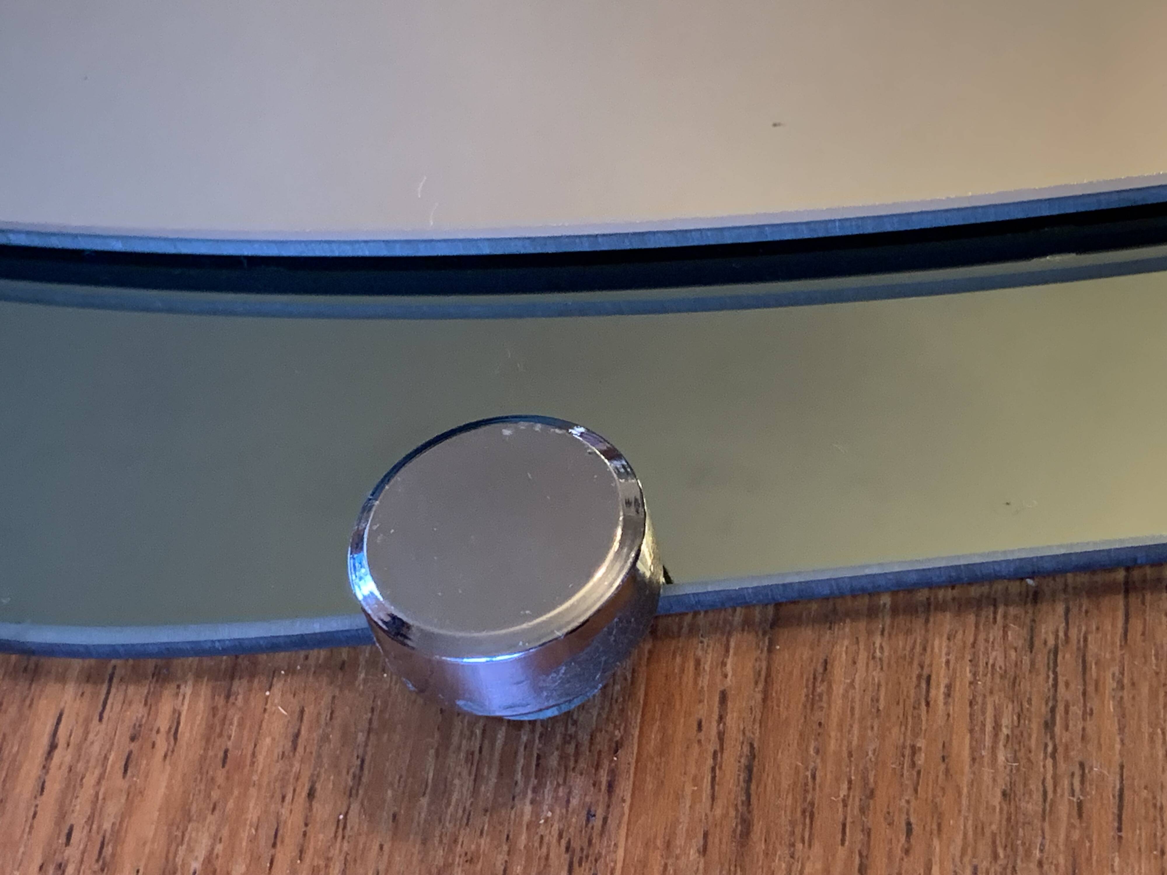 Double shade mirror 43x66 vintage 1970