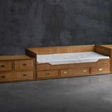 Bamboo Daybed by Vivai Del Sud, Italy, 1970s