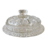 Large glass butter dish