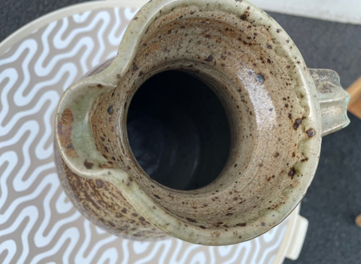 Stoneware pitcher by Pierre Digan