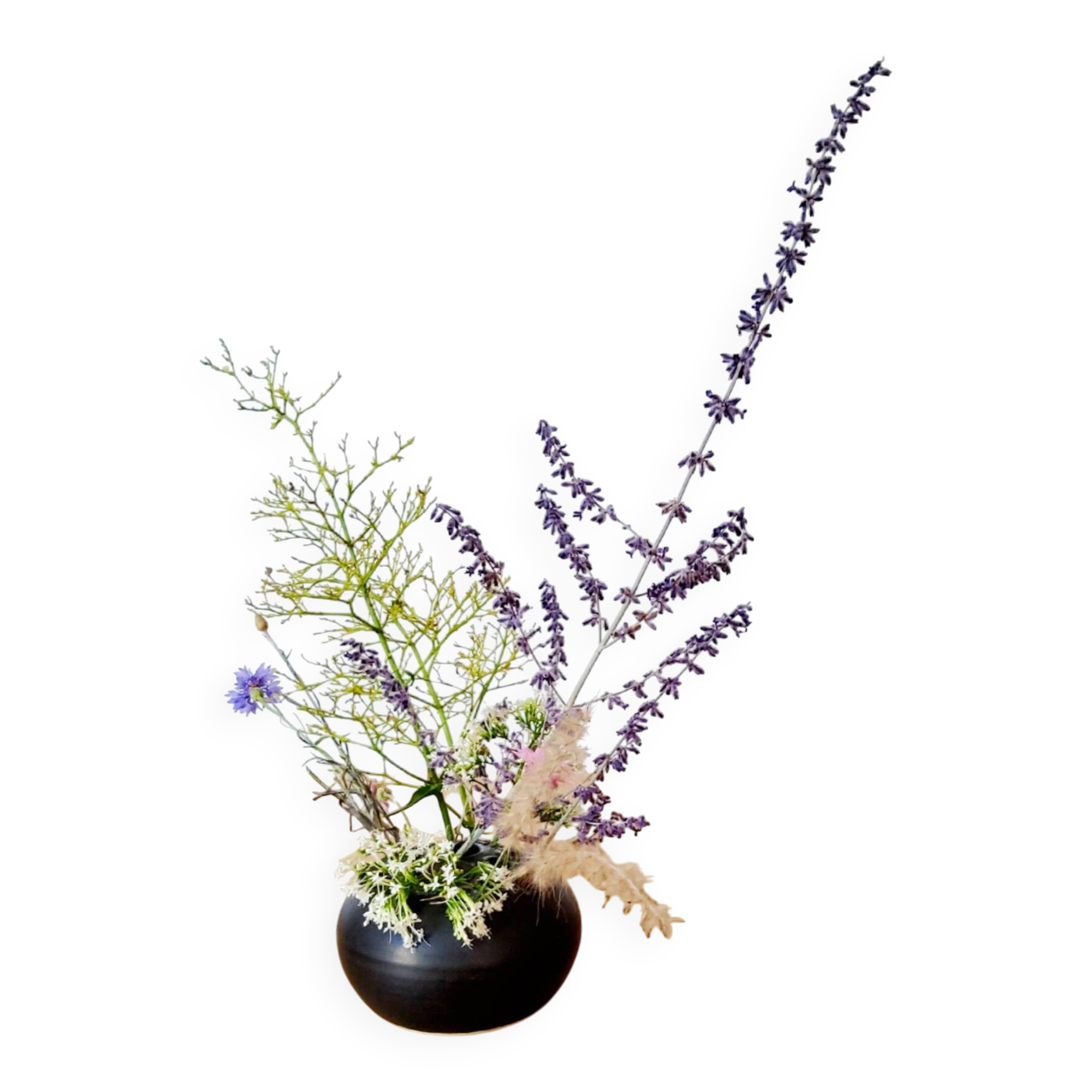 Black ceramic vase from Denmark