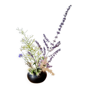 Black ceramic vase from Denmark