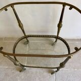 Vintage brass trolley