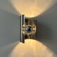 Vintage wall light, chrome metal, France, 1970.