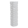 Large White Relief Op Art Porcelain Vase Rosenthal Germany, 1960s